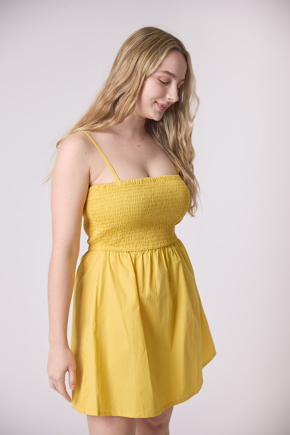 The Cove Mini Dress - Yellow