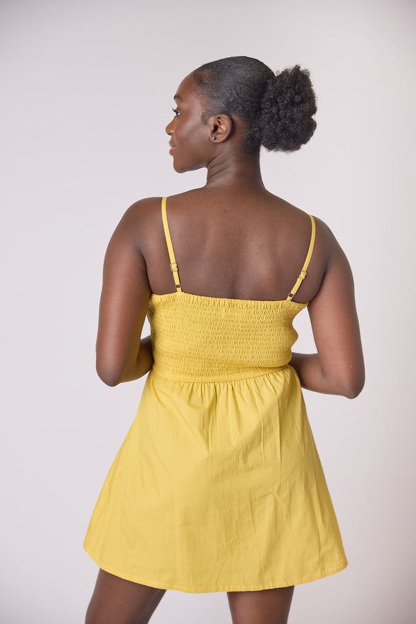 The Cove Mini Dress - Yellow