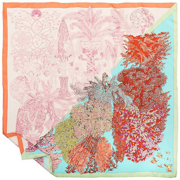 Silk Scarf - Floral Dream
