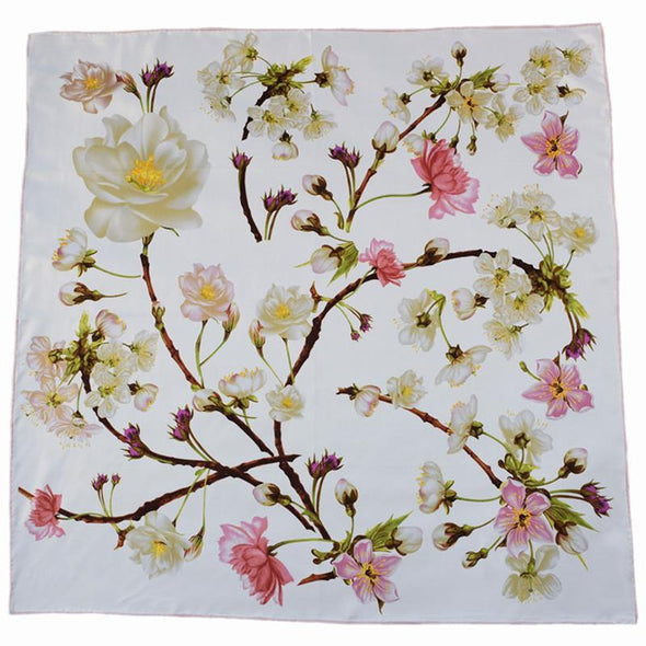 Silk Scarf - Blossom Tree