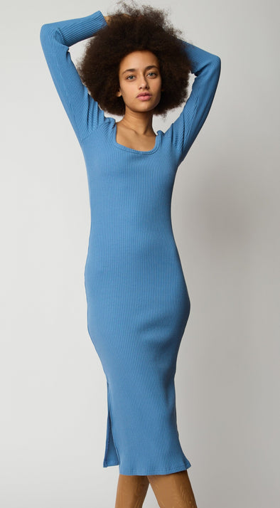 She's The Boss Bodycon - Blue