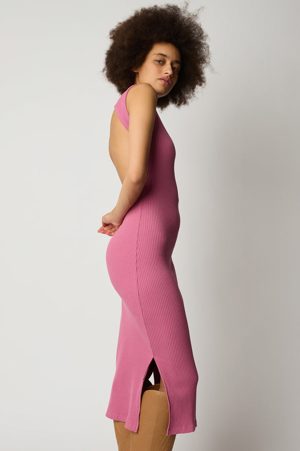 The Open Back Bodycon - Rose