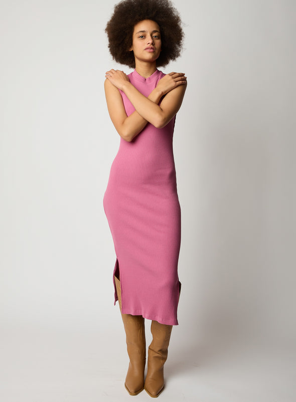 The Open Back Bodycon - Rose