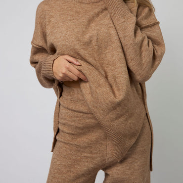 The Sweater Set Bottom - Mocha