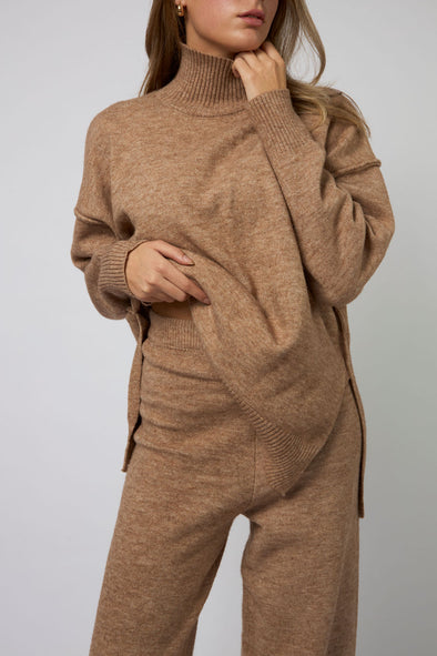 The Sweater Set Bottom - Mocha