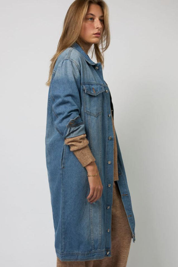 The Rock Star Denim Trench