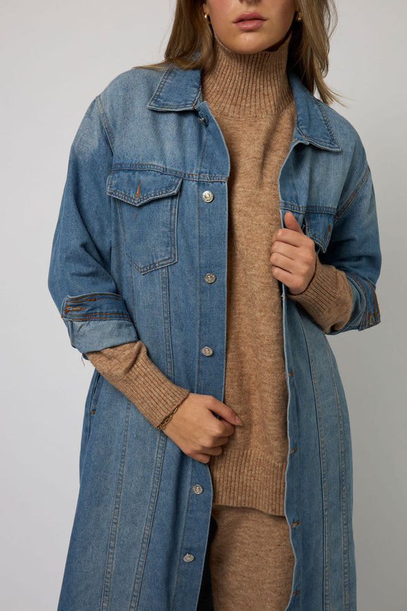 The Rock Star Denim Trench