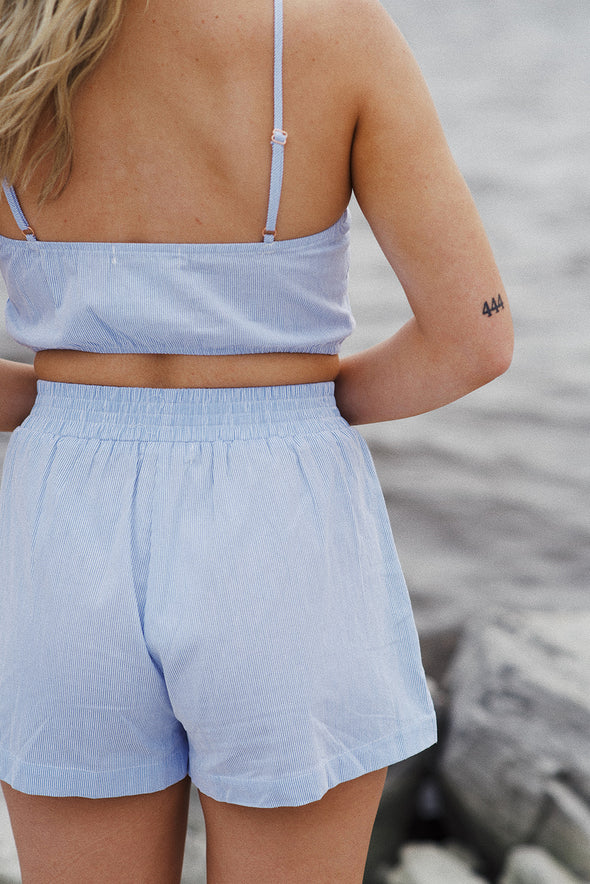 The Everyday Mini Top - Pinstripe