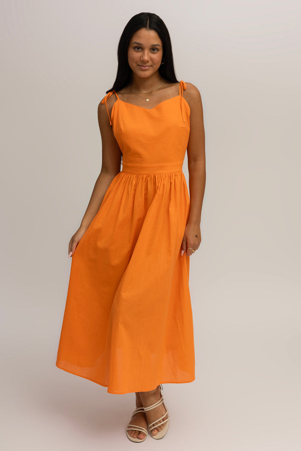 The Ambience Dress - Orange