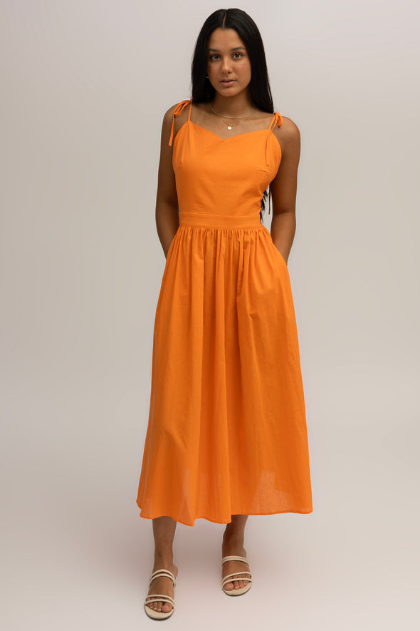 The Ambience Dress - Orange