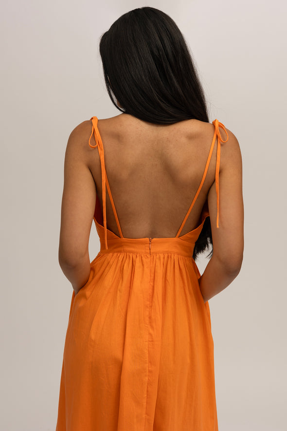 The Ambience Dress - Orange