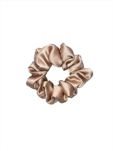 Scrunchie Tan- Upcycle