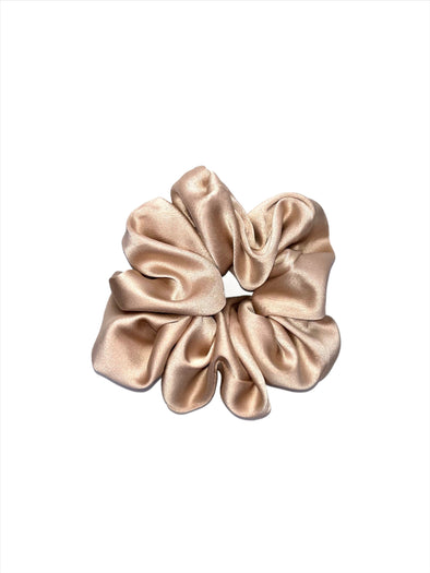 Scrunchie Tan Large- Upcycle