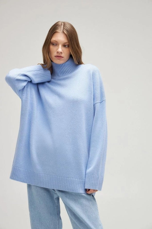 Knitted Turtleneck - Multiple Colors