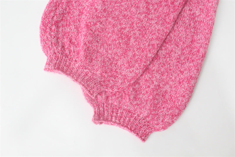 Backless Sweater in Pink – Viens Avec Moi Boutique