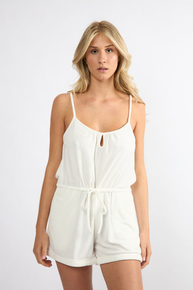 The Palms Romper - White