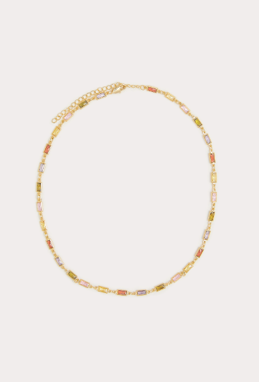 Goldie Necklace - Rectangle