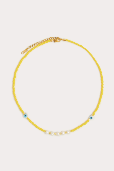 Bush Necklace - Yellow