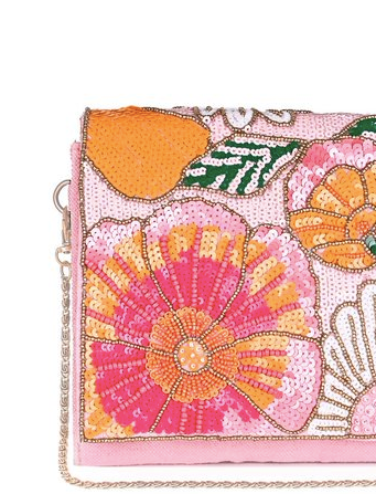 Floral Embellished Clutch