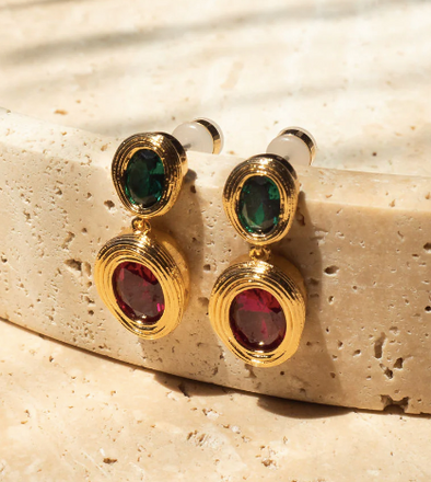The Royale Stone Drop Studs