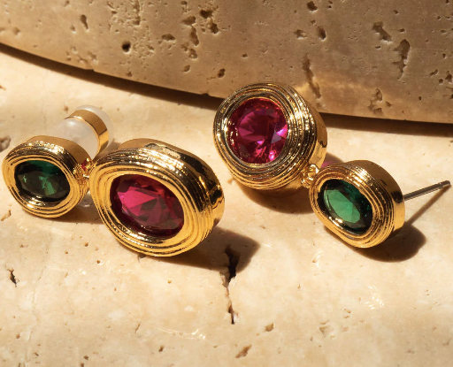 The Royale Stone Drop Studs