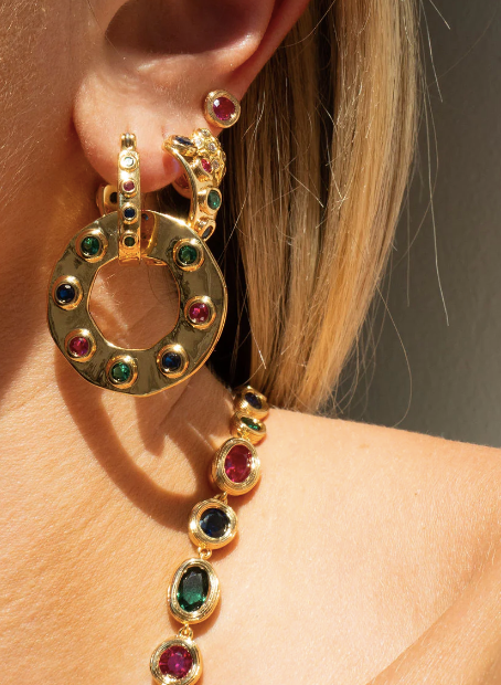 The Royale Stone Statement Earrings
