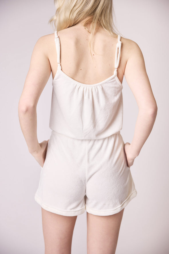 The Palms Romper - White