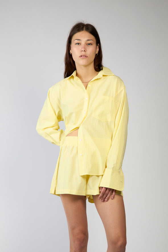 The Everyday Boyfriend Shirt - Yellow