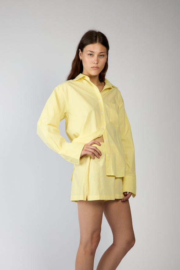 The Everyday Boyfriend Shirt - Yellow