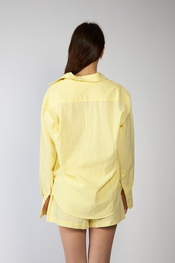 The Everyday Boyfriend Shirt - Yellow