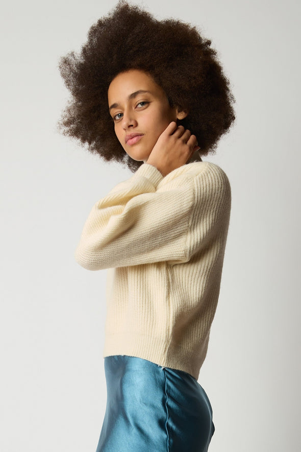 Le Crop Knit - Vanilla