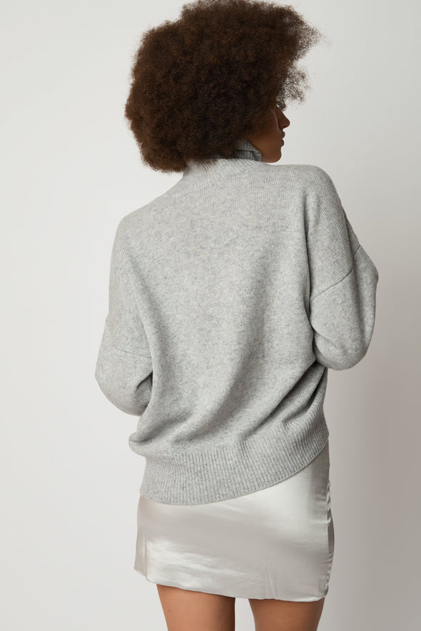 Bliss Turtleneck - Cool Grey