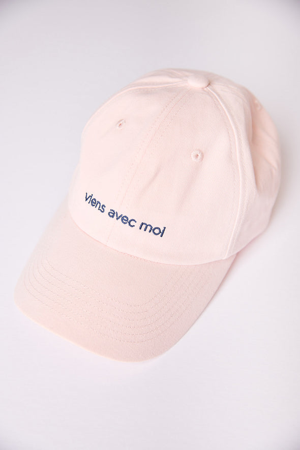 Everyday Hat - Baby Pink & Navy