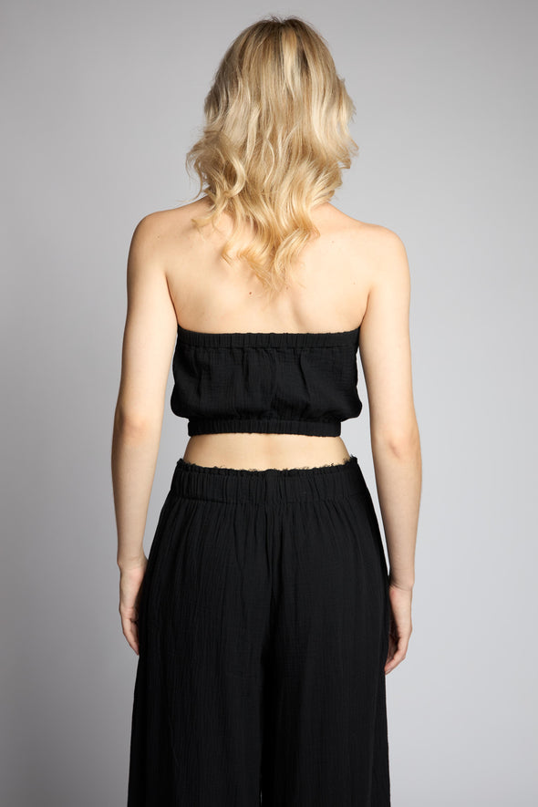 The Crinkle Pant - Black