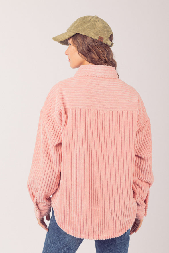 Corduroy Shacket - Comes in Multiple Colours