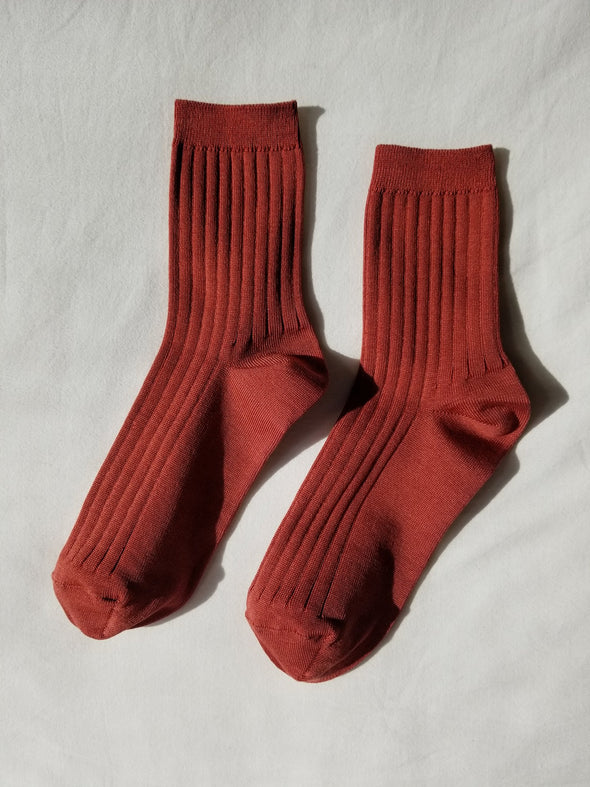 Her Socks (MC Cotton) -Terracotta