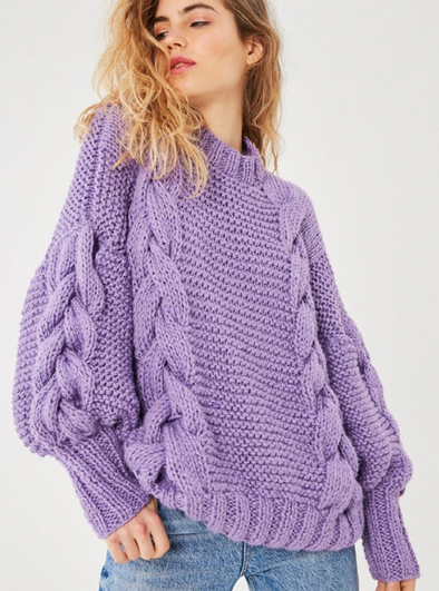 Delfi Sweater - Violet