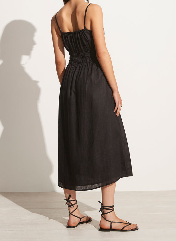 Moneta Midi Dress - Black