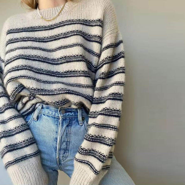 Striped Needle Knit Sweater