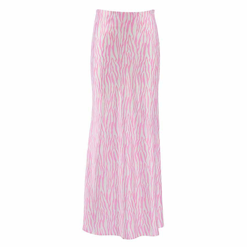 Pink zebra 2025 pleated skirt