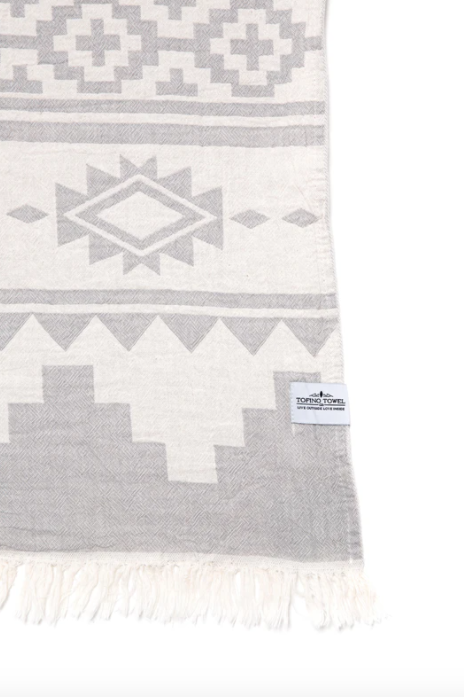 The Beachcomber Towel in Pewter