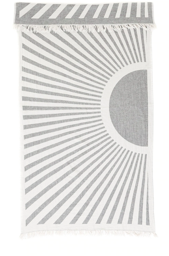 The Sun Flare Towel - Granite
