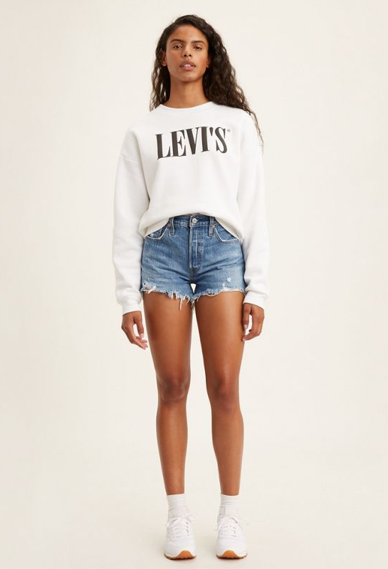 Levis 501 Original High Rise Shorts - Athens Mid – Viens Avec Moi