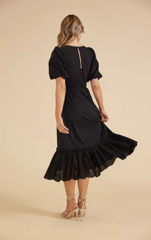 Starling Midi Dress - Black